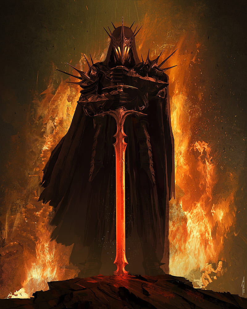 Witch King Of Angmar The Lord Of The Rings Dark Fantasy Fantasy Art Sword Hd Mobile Wallpaper Peakpx