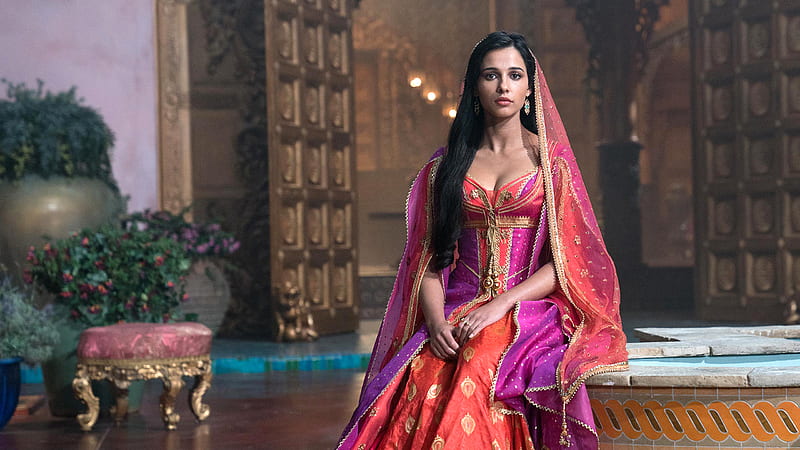 Naomi Scott As Princess Jasmine in Aladdin Movie, HD wallpaper