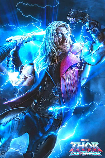 Thor, avengers, god of thunder, love and thunder, HD phone wallpaper