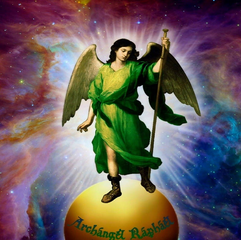 Archangel Raphael, Heaven, Angel, Archangel, HD wallpaper | Peakpx