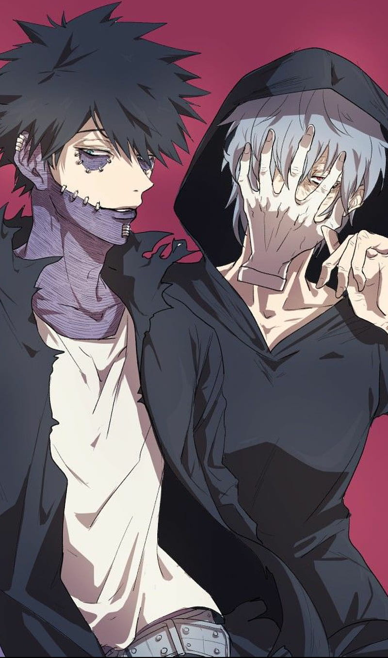 Dabi and tomura, black, red, HD phone wallpaper | Peakpx