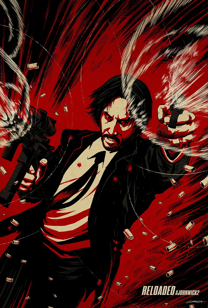 John Wick 2, john wick, movies, shooting, HD phone wallpaper