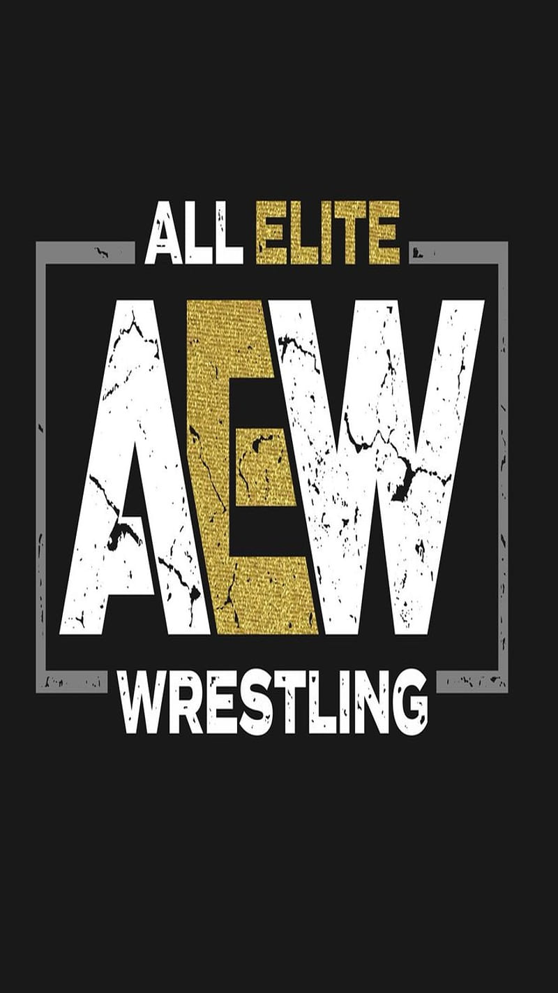 Aew logo, aew, wresting, wwe, HD phone wallpaper