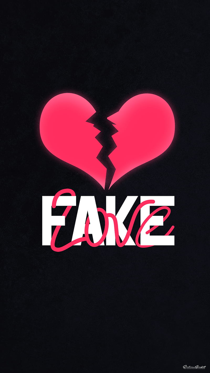 Fake Love, broken, broken heart, failure, heart, relation, HD ...