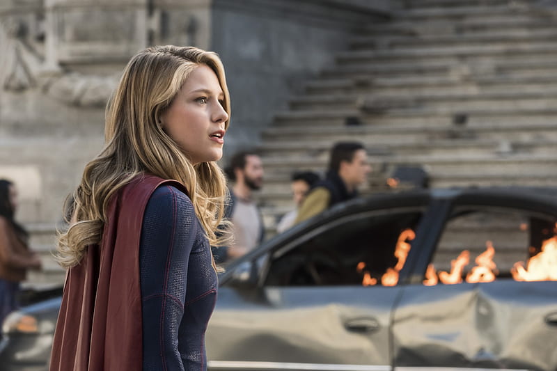 Melissa Benoist In Supergirl Season 3, supergirl, tv-shows, melissa-benoist, HD wallpaper