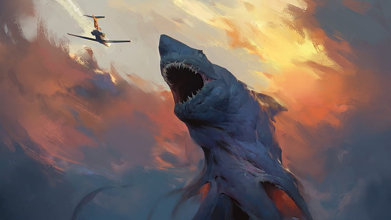 fantasy shark art