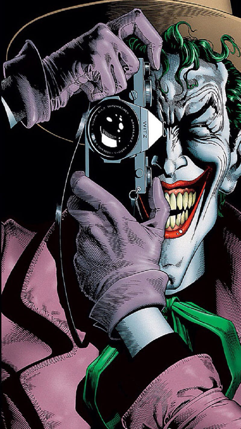 The Killing Joke, batman, batman v superman, comics, dc, joker, HD phone wallpaper