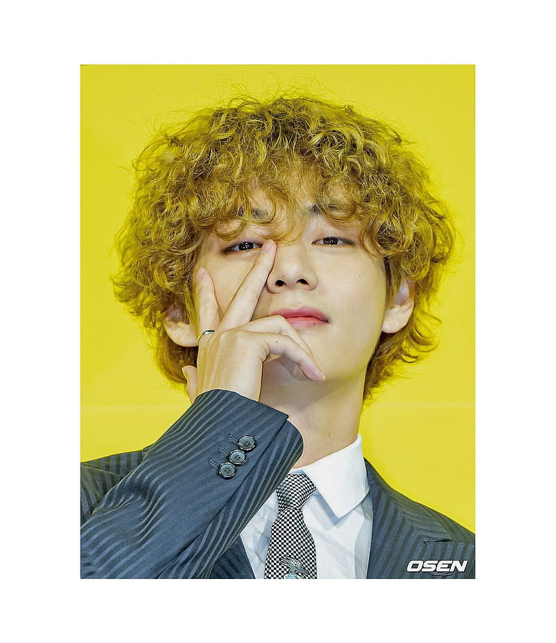 BTS Jin Unveils Vs Vintage Curly Hair From Their 5th Muster BTS Jin 2020  HD wallpaper  Pxfuel