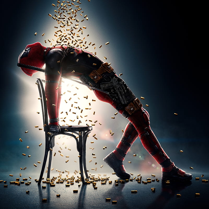 Deadpool posing like rose from titanic, Deadpool live | Stable Diffusion