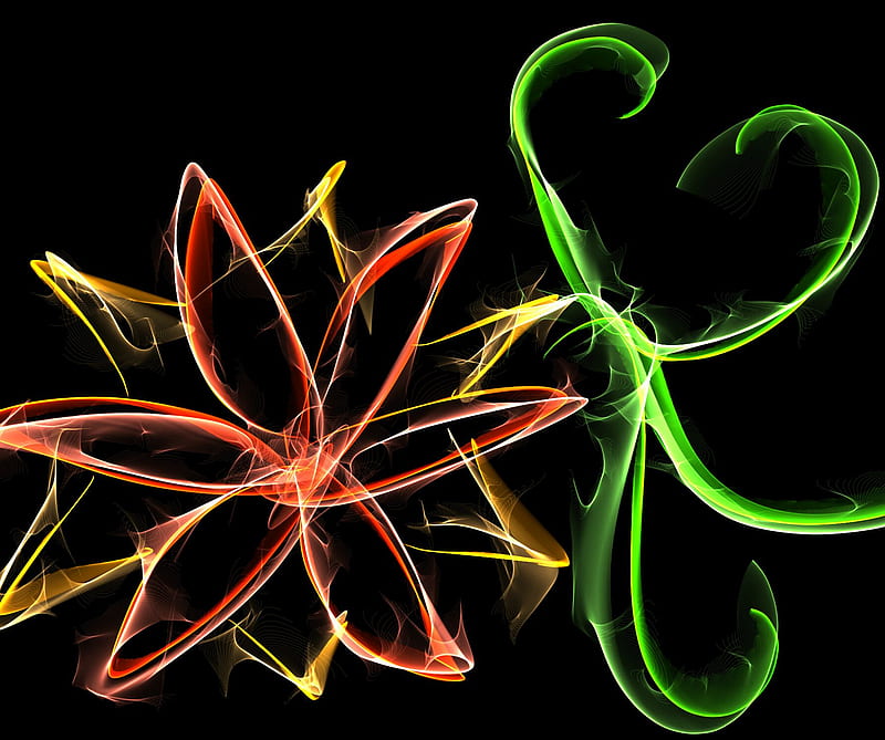 Flaming Flower Flame Hd Wallpaper Peakpx