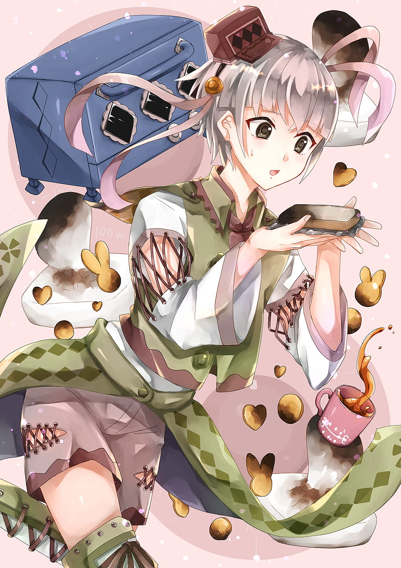Cream Puff Cookie, anime girl eating cookie HD phone wallpaper | Pxfuel