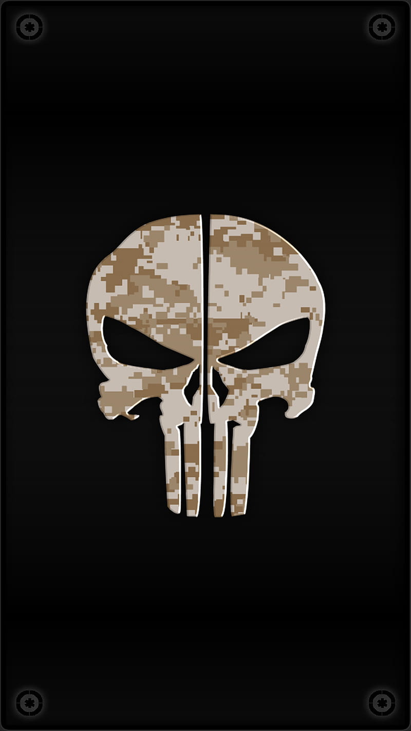 Punisher, 929, black, camouflage, cool, edge military, skull, tactical, HD phone wallpaper