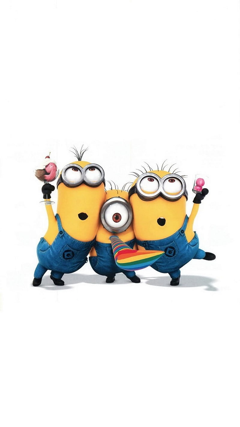 Funny Minions, cute, fun, funny, life, love, minion, movie, nice, rainbow,  smile, HD phone wallpaper | Peakpx