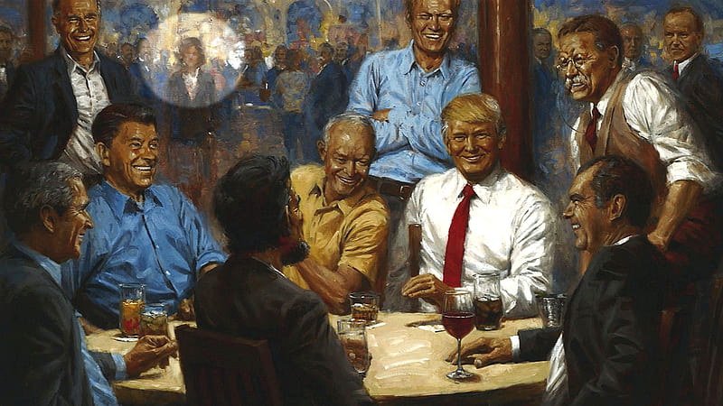 Popular Presidents . ., presidents, political, fantasy, dom, popular, abstract, HD wallpaper