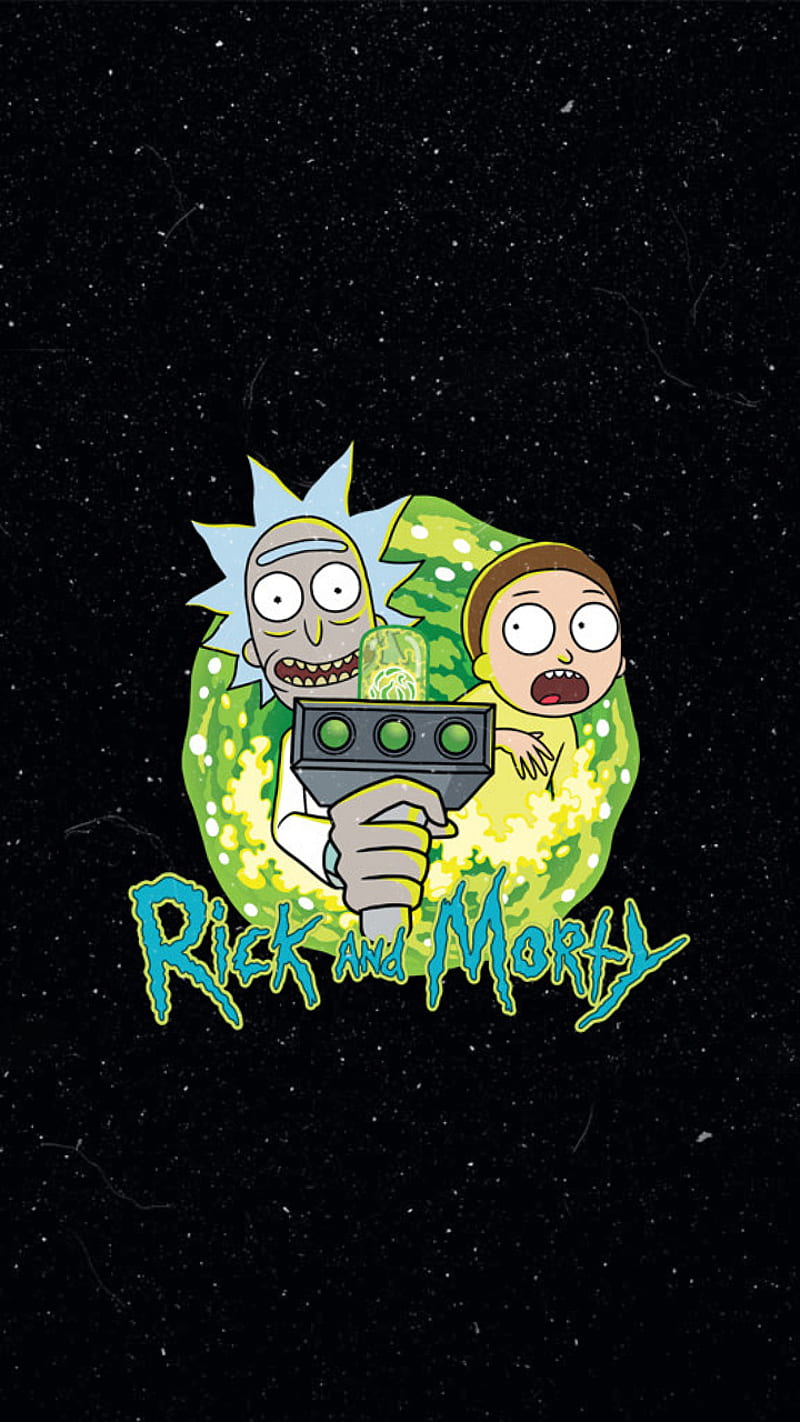 Rick and Morty, 3d, anaglyph, cool, psicodelia, HD phone wallpaper