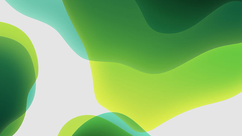 Ios 14 ipados verde oscuro y claro stock abstracto, Fondo de pantalla HD |  Peakpx