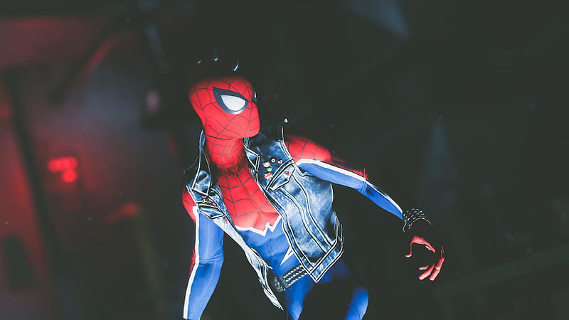 spider-man, jacket, playstation 4, Games, HD wallpaper