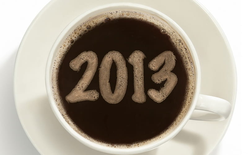 ** Best coffee in New Year ***, happines, hope, new, year, wishes, happy, HD wallpaper
