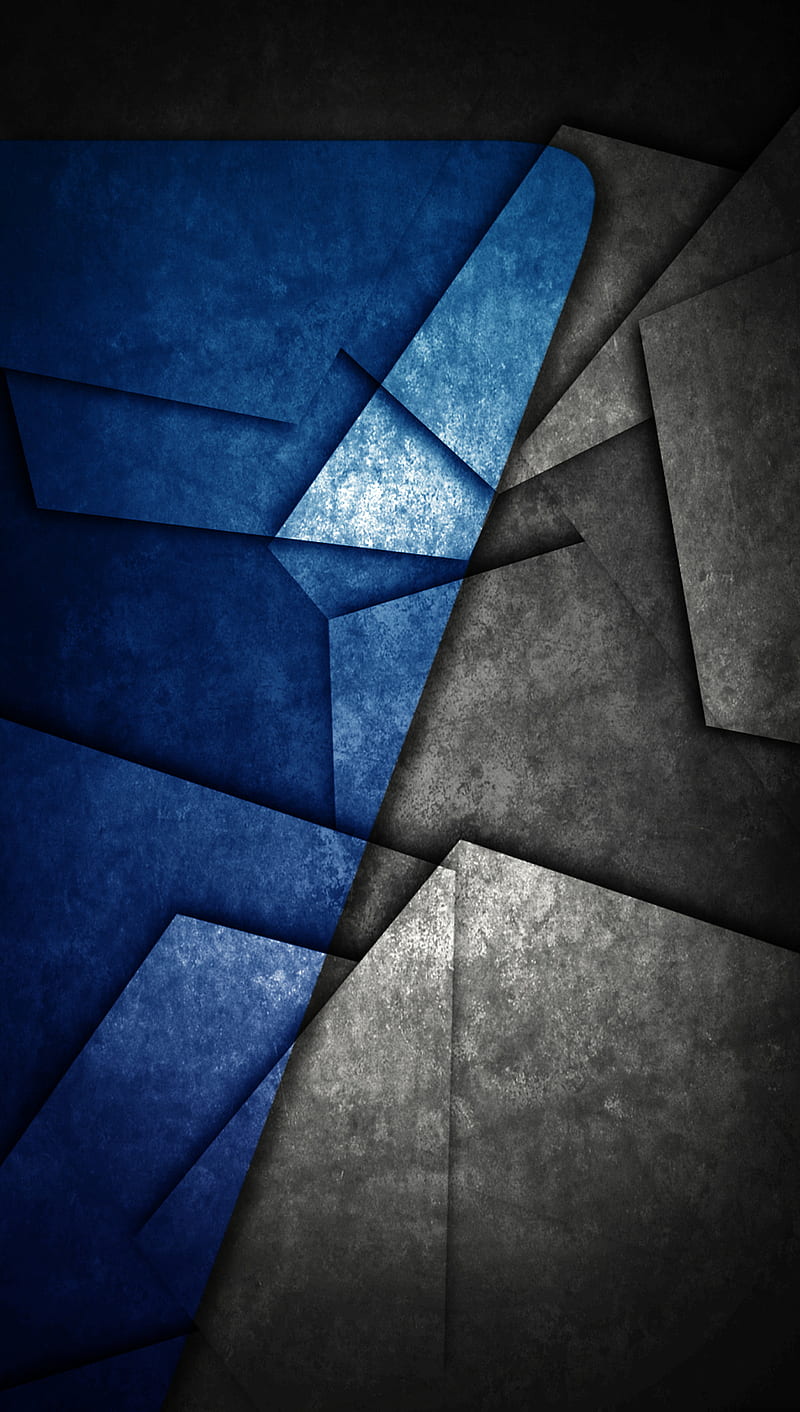 Galaxy S7 - Chief, abstract, blue, dark, HD phone wallpaper