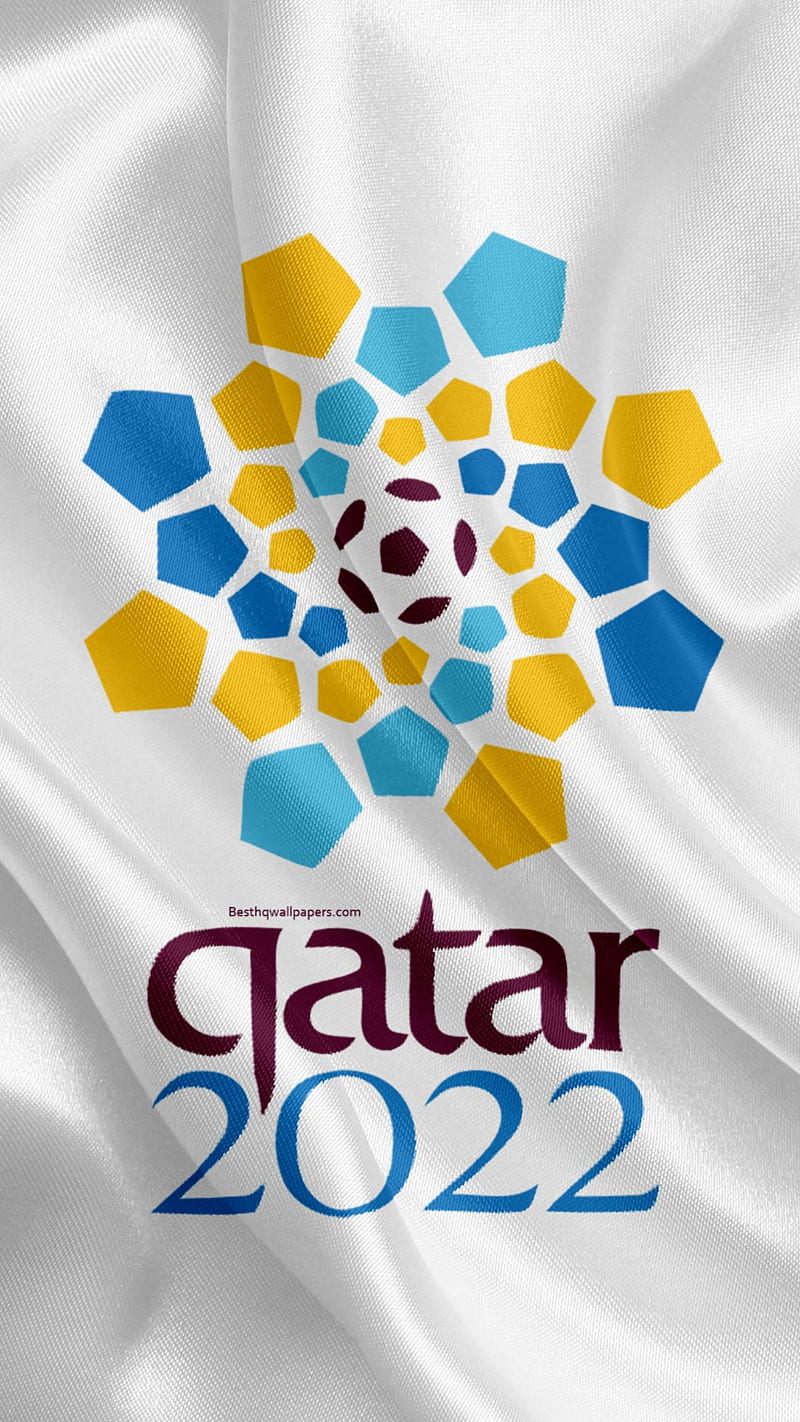Fondo de la copa mundial de fútbol para banner campeonato de fútbol 2022  en qatar  Vector Premium