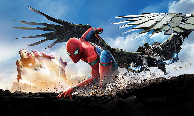 Spider Man Homecoming 2020, spiderman-homecoming, 2017-movies, movies, vulture, iron-man, HD wallpaper