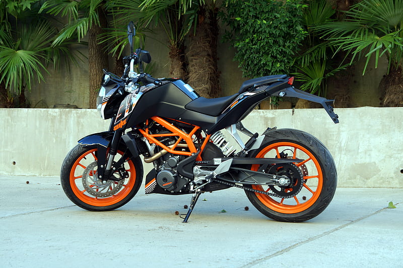 Ktm, motorcycle, bike, black, orange, moto, HD wallpaper | Peakpx