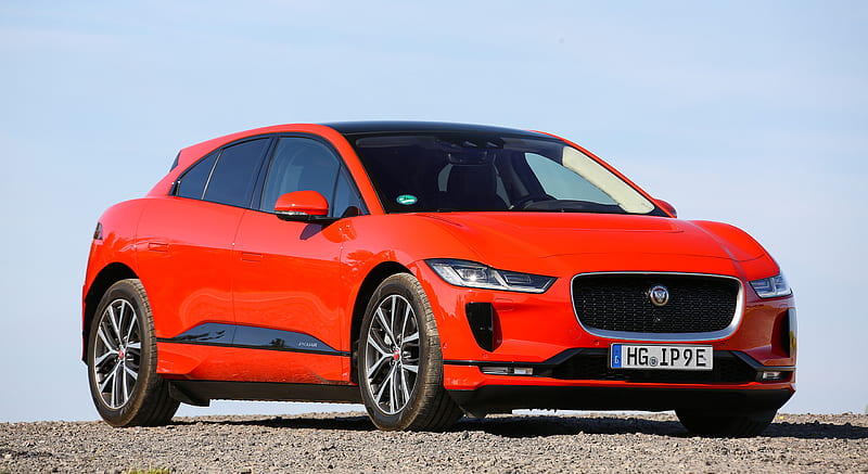 2019 Jaguar I-PACE EV400 AWD HSE First Edition (Color: n Red) - Front Three-Quarter , car, HD wallpaper