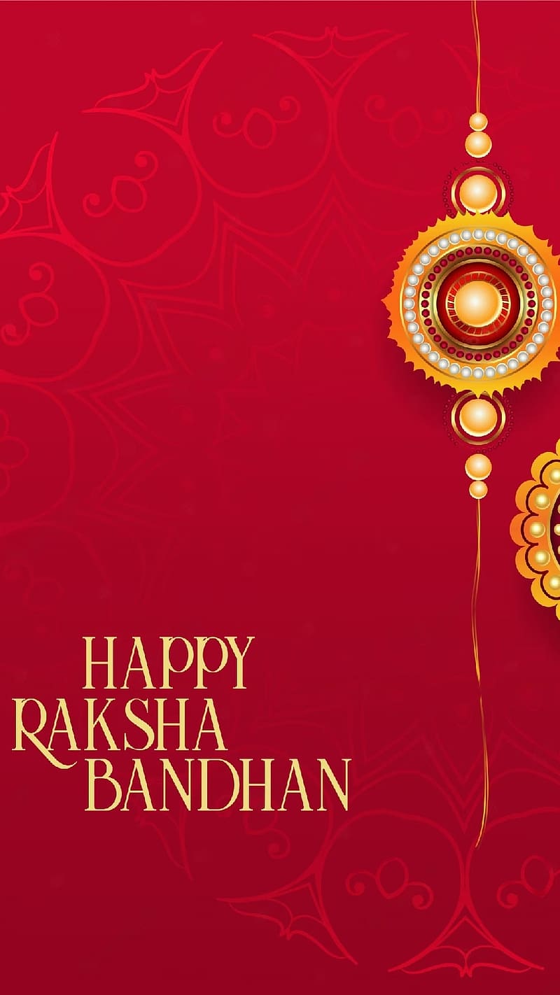 Happy Raksha Bandhan, Pink Background, raksha bandhan wala, rakhi, HD phone wallpaper