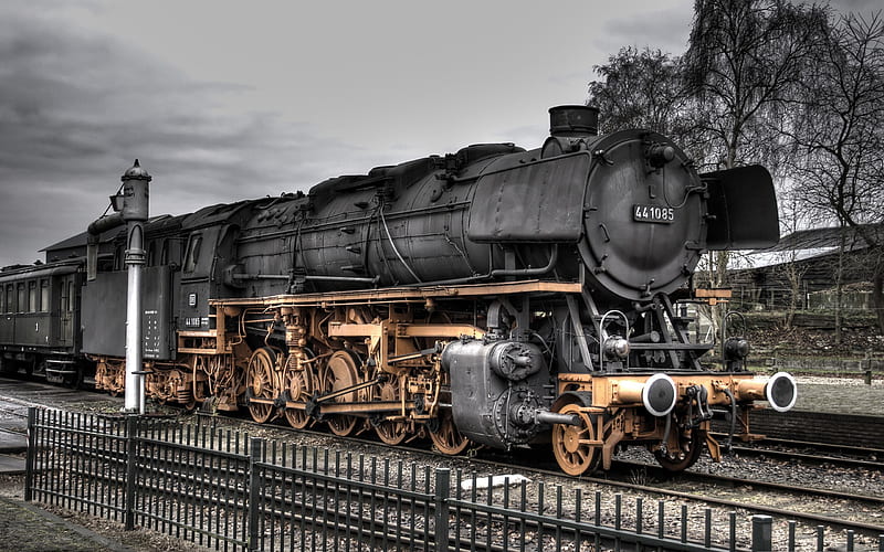 old locomotive-Trains and Railway Series, HD wallpaper