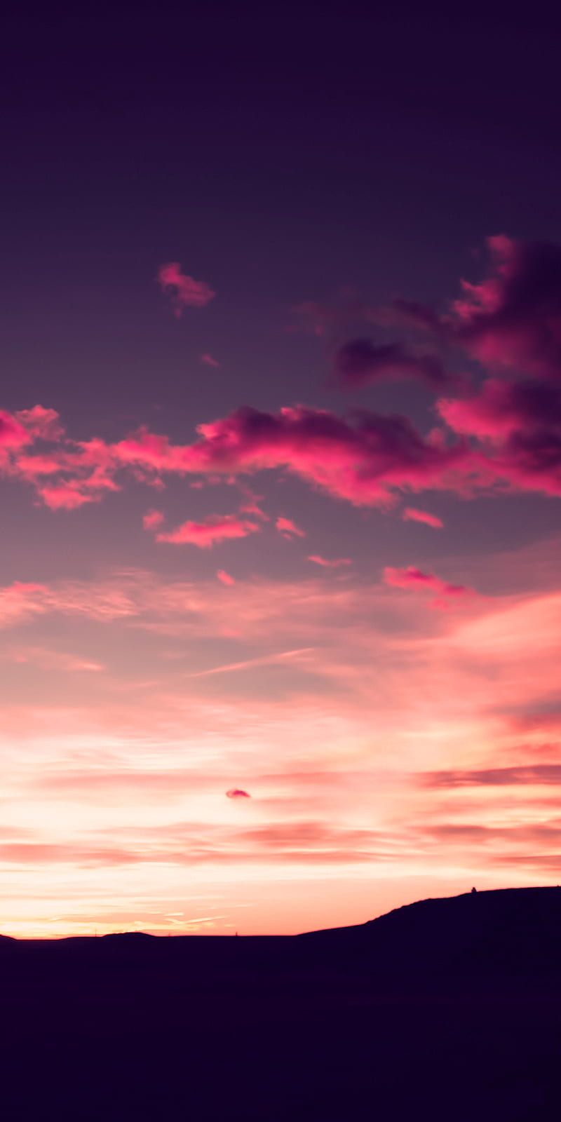 Sunset, clouds, landscape, sky, HD phone wallpaper | Peakpx