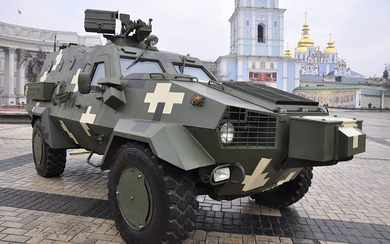 kiev, ukraine, armor, armored car, dozor-b, army of ukraine, HD wallpaper
