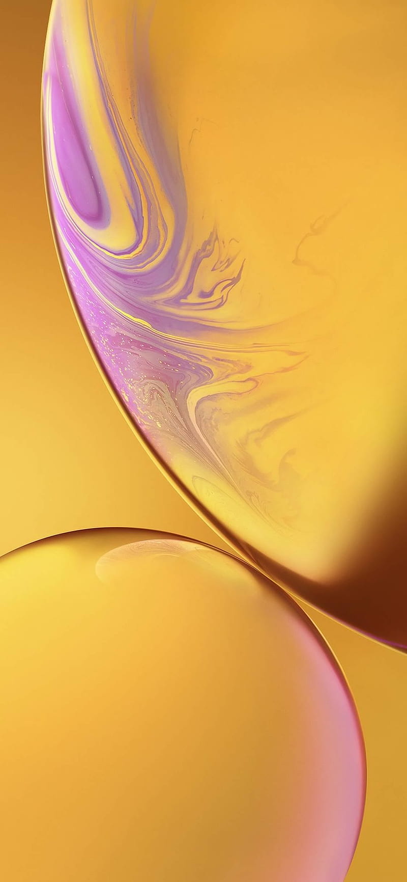 iPhone XS, ios 12, iphone xr, stoche, background apple, gold, HD phone wallpaper