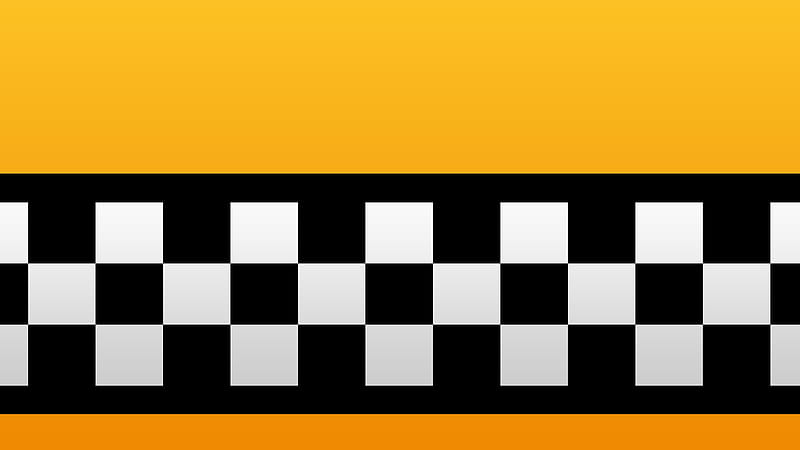Taxi Background, pattern, checkers, vector, taxi, HD wallpaper