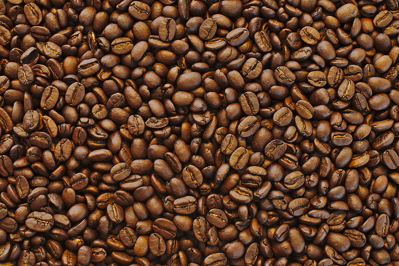 coffee, coffee beans, roasted, grains, HD wallpaper
