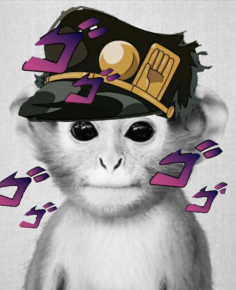 Download Hilarious Jojo Meme Featuring Jotaro and Dio Wallpaper