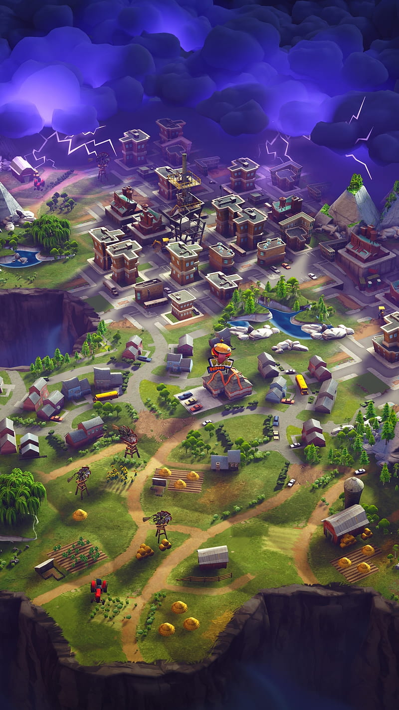 Overcast, country, epic, fortnite, game, golf, holes, map, ninja, storm,  view, HD phone wallpaper | Peakpx