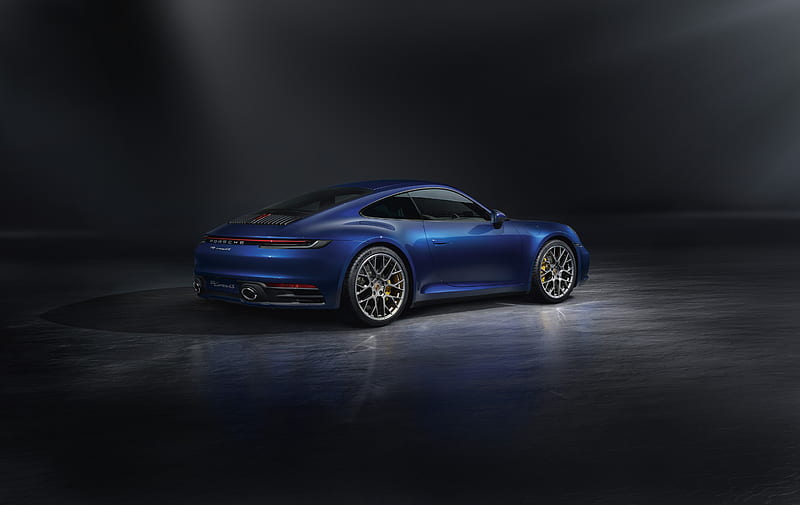 Blue Porsche 911 Rear , porsche-911, porsche, carros, HD wallpaper