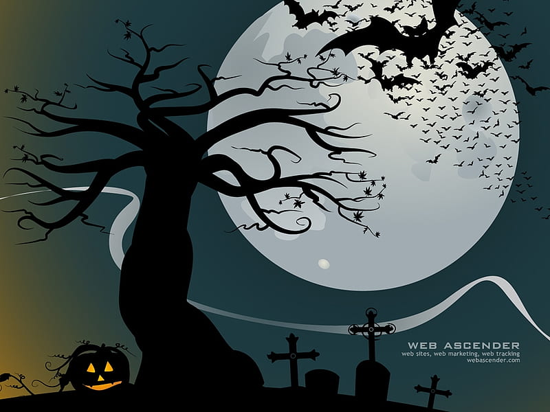 halloween boo, witch, candy, ghost, holiday, halloween, HD wallpaper
