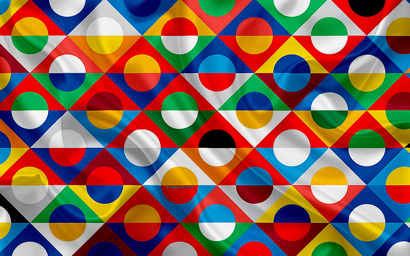 UEFA Nations League, background football tournament, silk texture, flag, UEFA, Europe, HD wallpaper