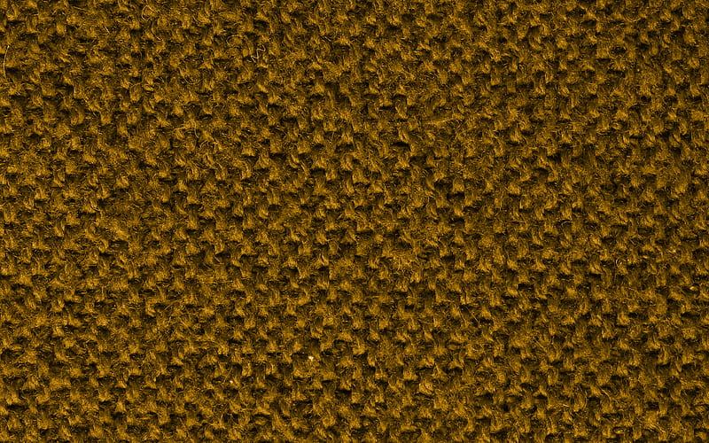 yellow knitted textures, macro, wool textures, yellow knitted backgrounds, close-up, yellow backgrounds, knitted textures, fabric textures, HD wallpaper