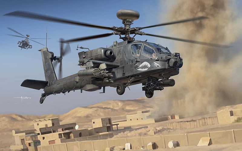 Boeing AH64 Apache Helicopter Clip Art PNG 680x514px Boeing Ah64 Apache  Aircraft Attack Helicopter Black