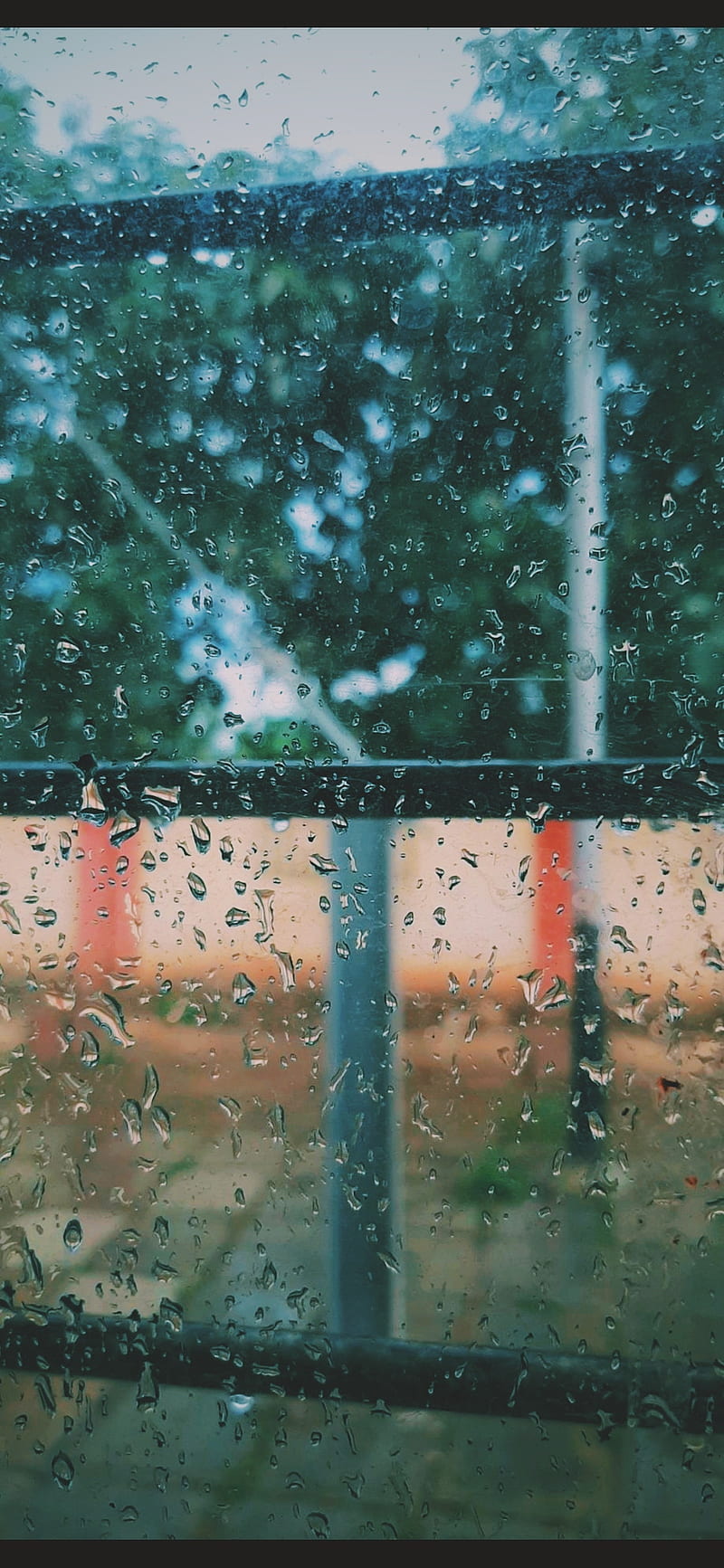 rain, indian railways, nature, railways, train, water drops, window, HD phone wallpaper