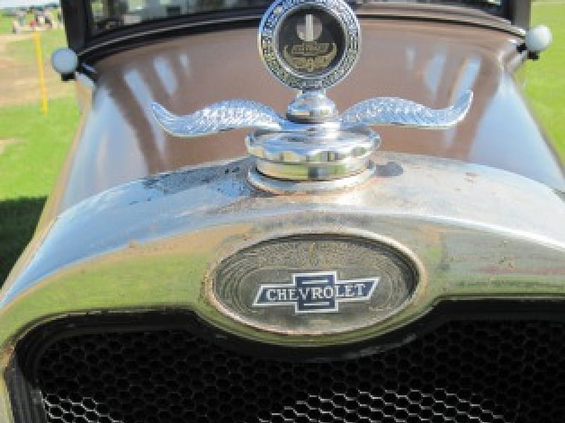 1928 Chevrolet Logo, graphy, Chevrolet, blue, Logo, HD wallpaper