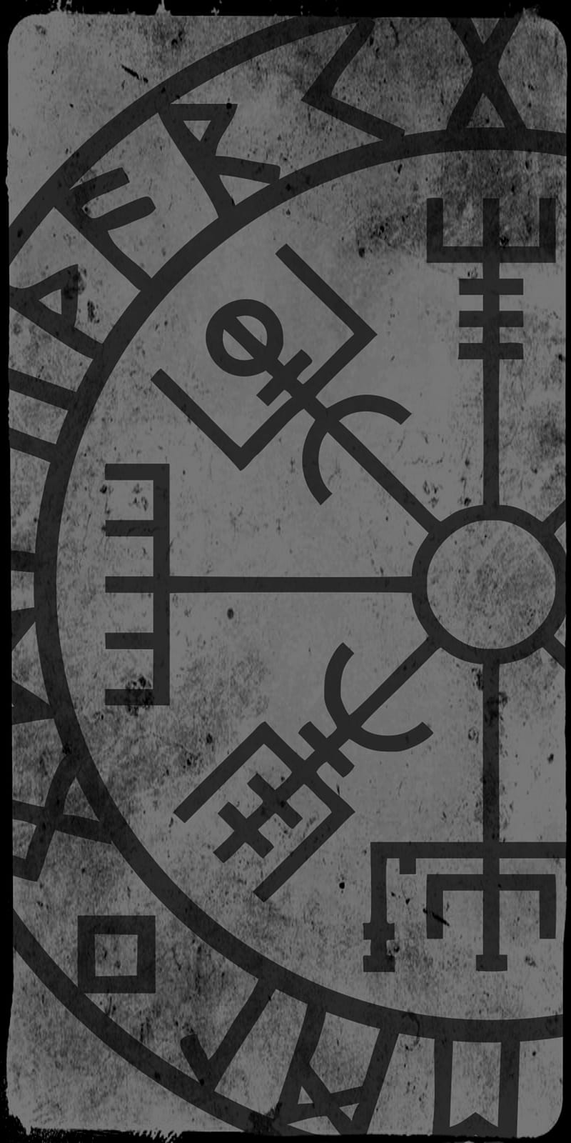 Viking, mythology, norse, valhalla, vegvisir, HD phone wallpaper