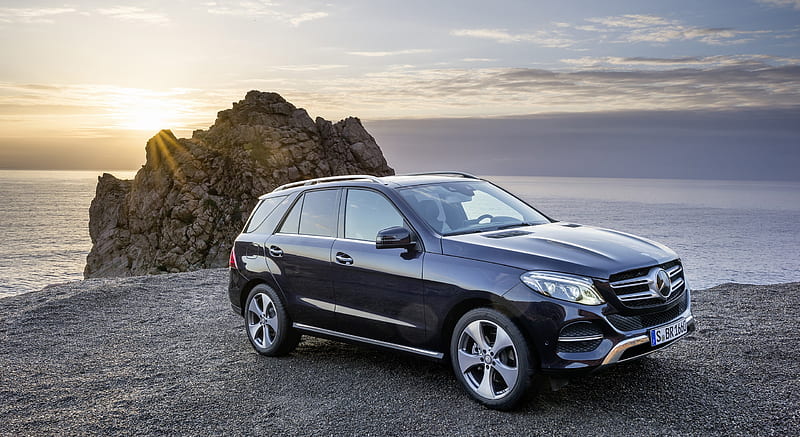 2016 Mercedes-Benz GLE-Class GLE 250d (Cavansite Blue Metallic) - Front , car, HD wallpaper