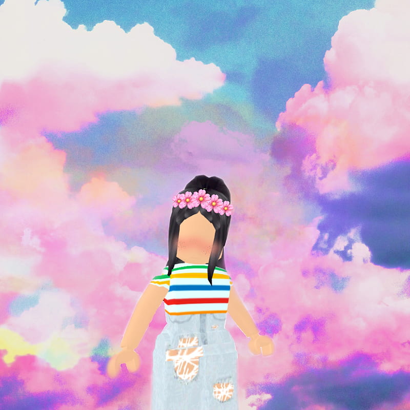 Roblox Aesthetic, cloud, juegos, sky, flowers, games, cute