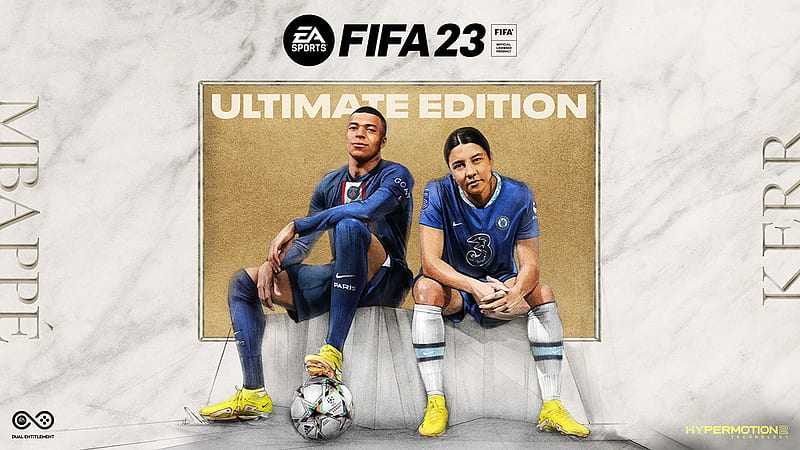 Kylian Mbappe and Sam Kerr are on the FIFA 23 Ultimate Edition Cover, HD wallpaper