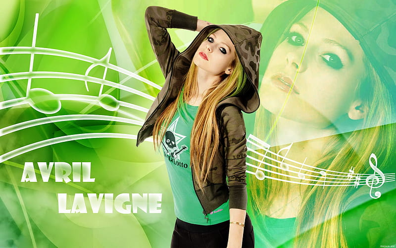 Avril Lavigne, rock star, music, song writer, composer, HD wallpaper