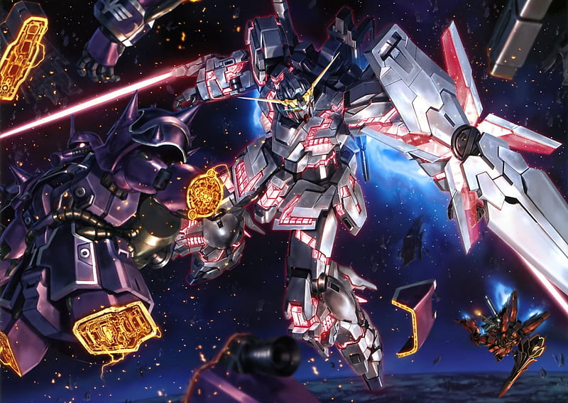 Unicorn Gundam Gundam Mecha Anime Uc Neo Zeon Sinanju Hd Wallpaper Peakpx