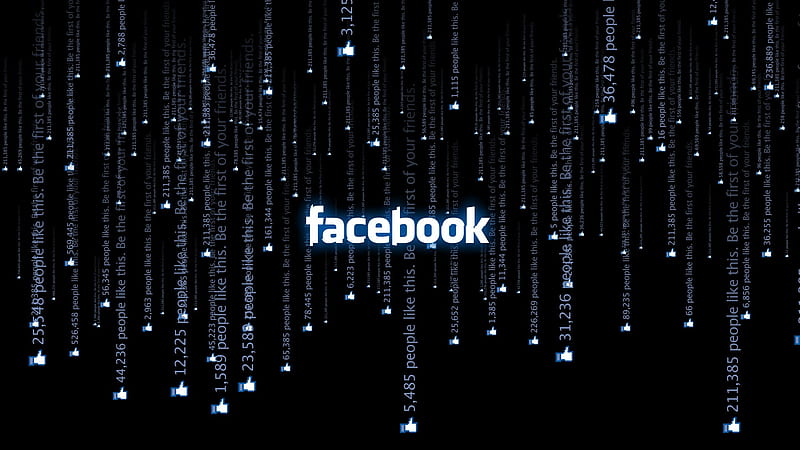 Facebook, book, face, matrix, HD wallpaper